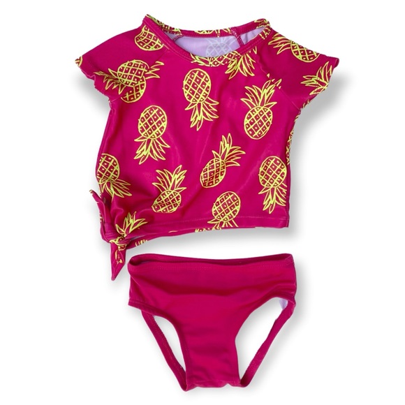 Crazy 8 Other - Crazy 8 Babygirl Pineapple Two Piece Swimsuit